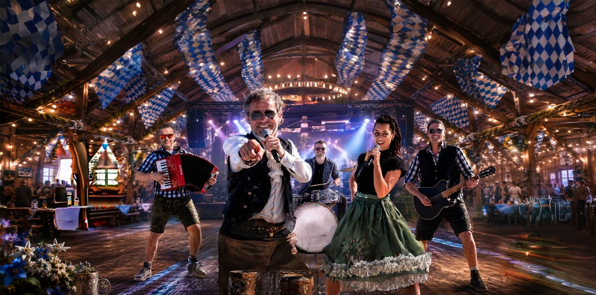 Die Alpenbanditen — Oktoberfestband für Veranstalter